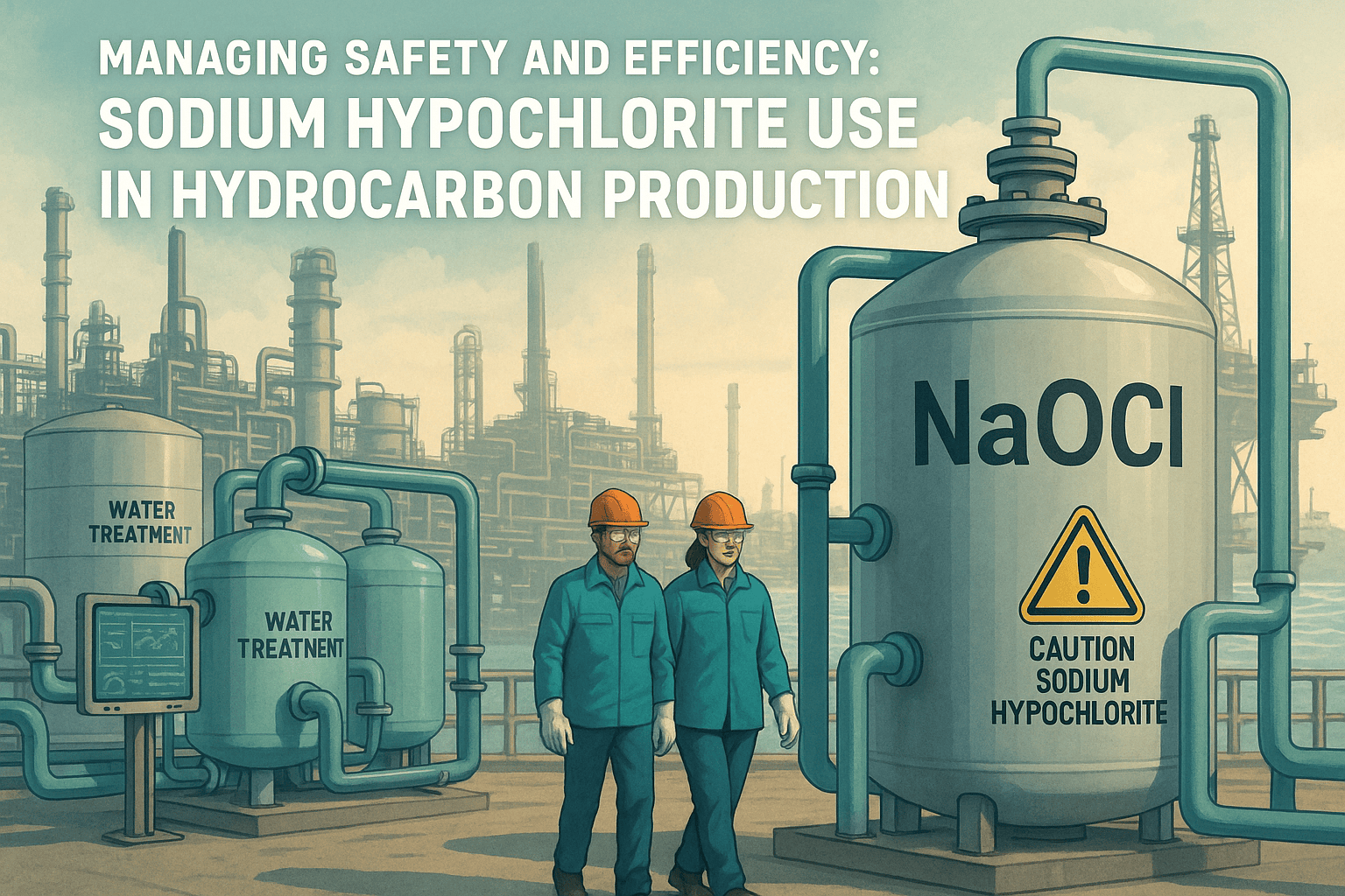 Managing Safety and Efficiency: Sodium Hypochlorite Use in Hydrocarbon Production
